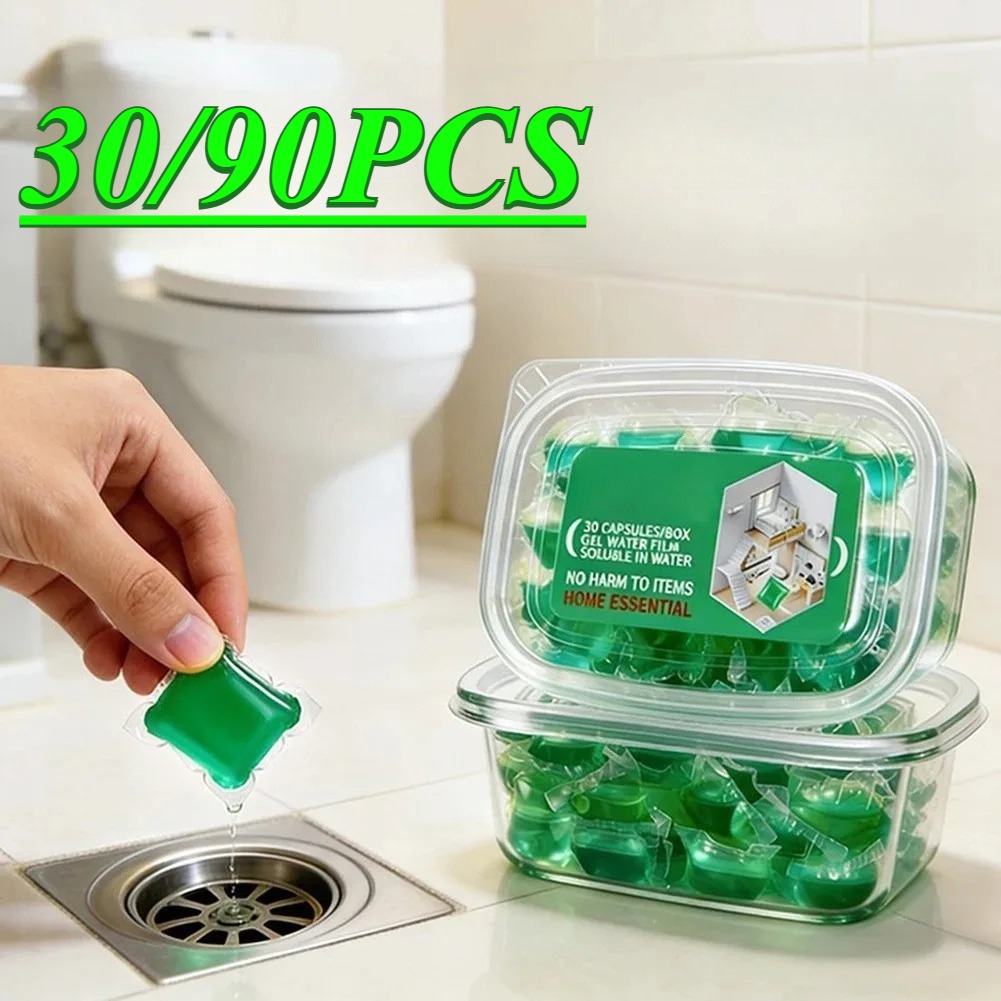 Gel Air Freshener - 30PCS Odor Removal Sewer Cleaner Scented