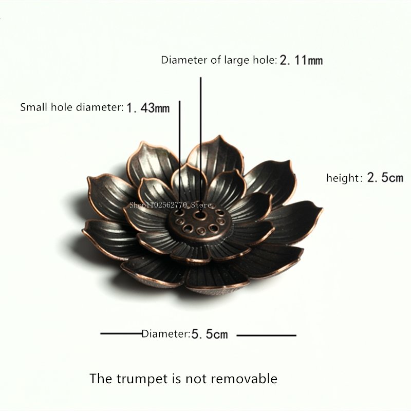 Alloy Line Incense Burner Lotu - đánh giá và giá Home Fragrance Incense