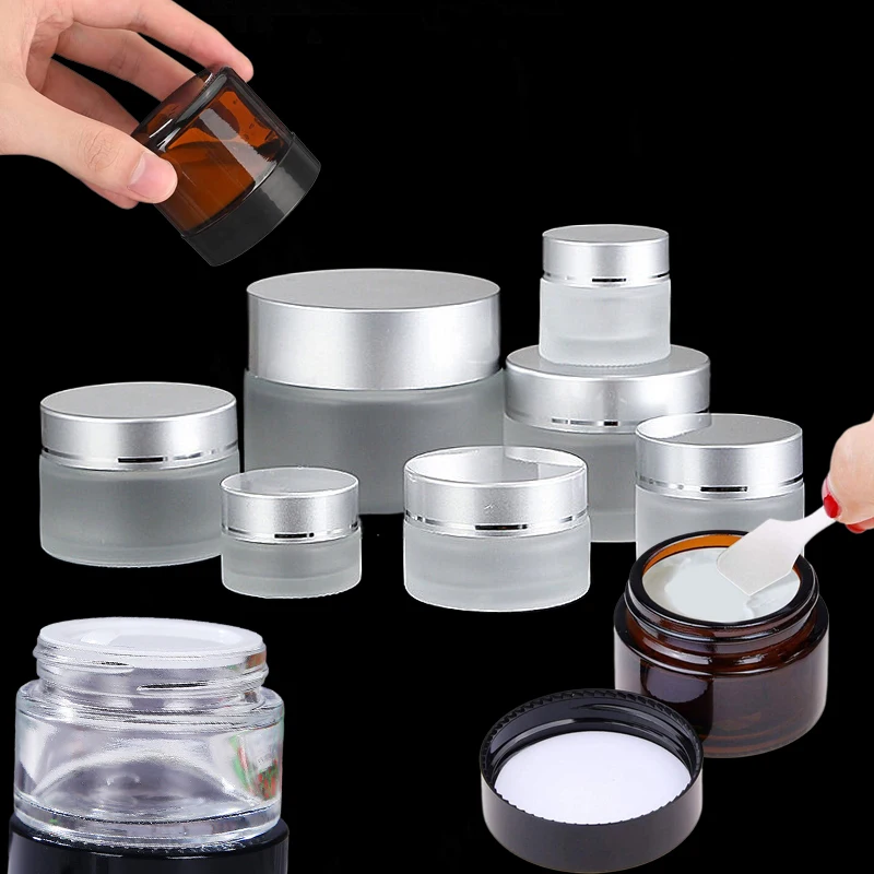 5Pcs 5g-100g Mini Amber Round  - đánh giá và giá Amber Jar Candle