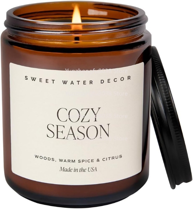 Warm Spice, and Citrus Scent f - đánh giá và giá Amber Jar Candle