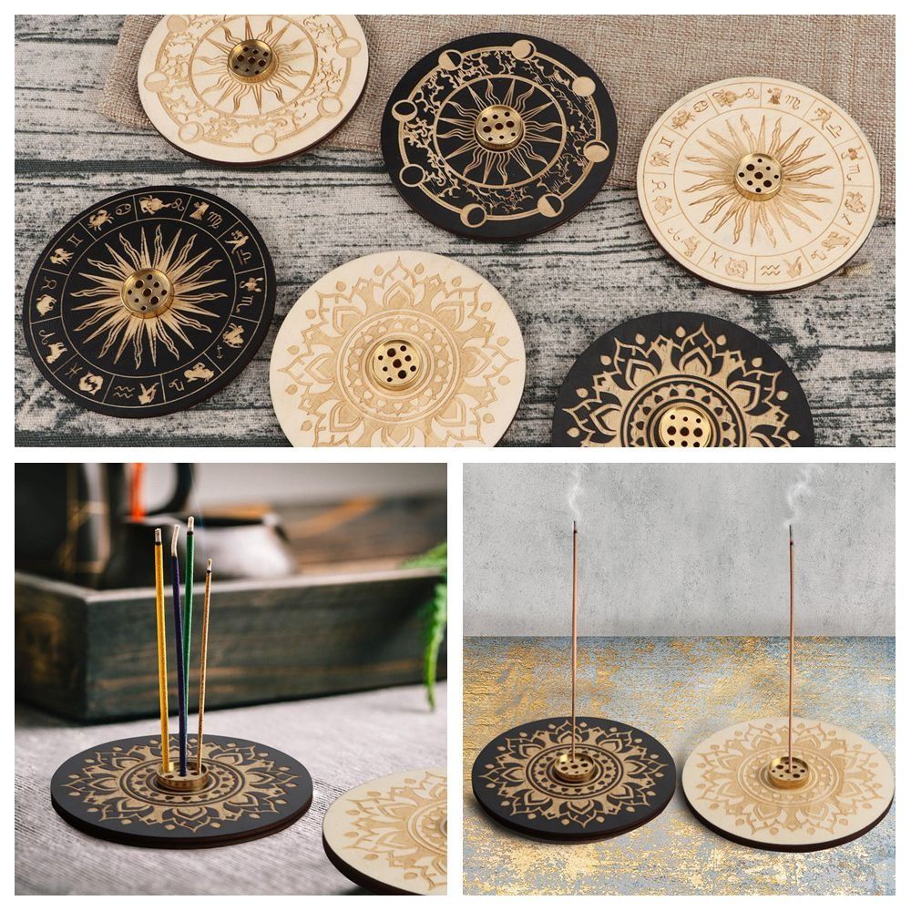 New Wood Incenses Holder 10cm  - đánh giá và giá Home Fragrance Incense
