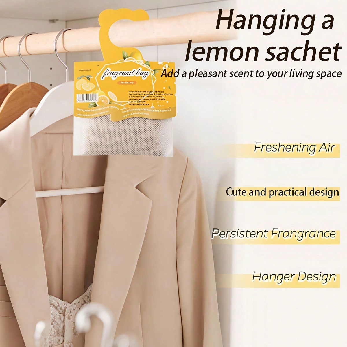 Hanging Lemon Scented Sachets, - đánh giá và giá Home Fragrance M&S Disinfectant Hack