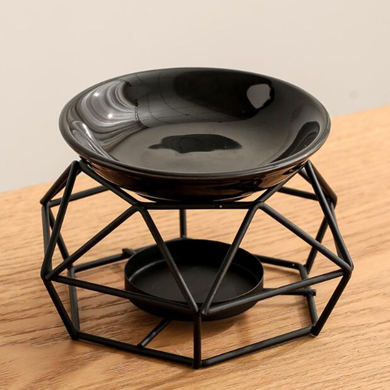 Ceramic Bowl Iron Rack Black C - đánh giá và giá Home Fragrance Incense
