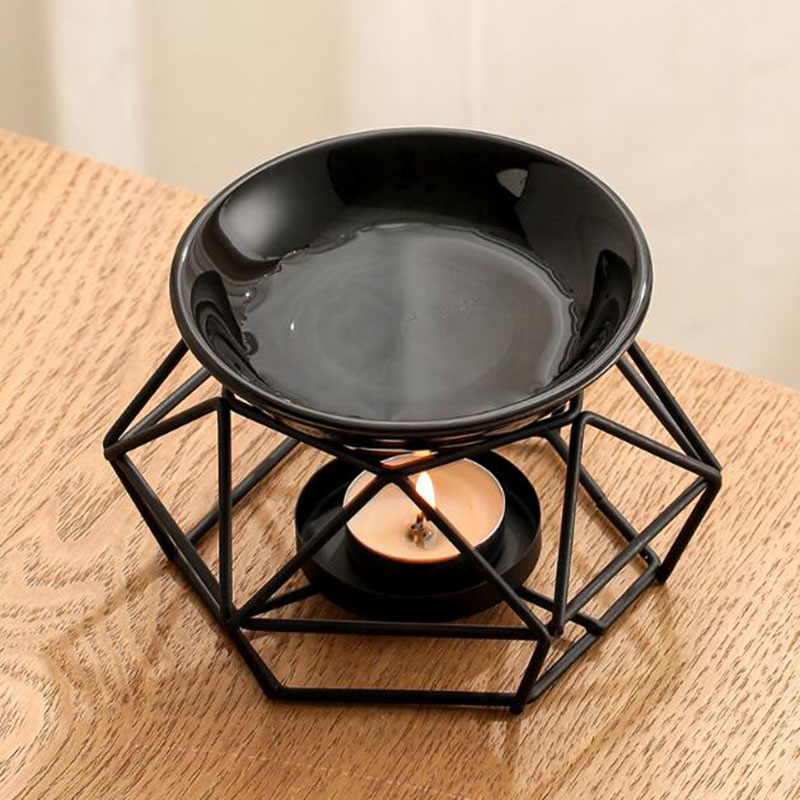 Ceramic Bowl Iron Rack Black C - đánh giá và giá Home Fragrance Incense