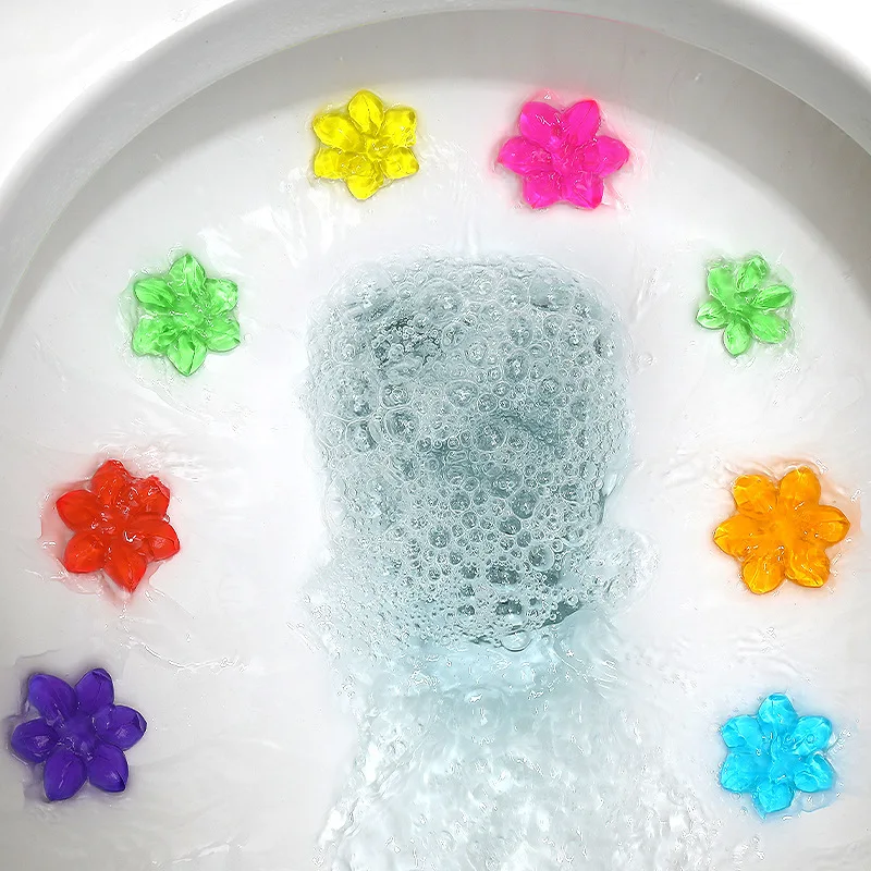 1/20pcs Flower Toilet Cleaner  - đánh giá và giá Home Fragrance Gel