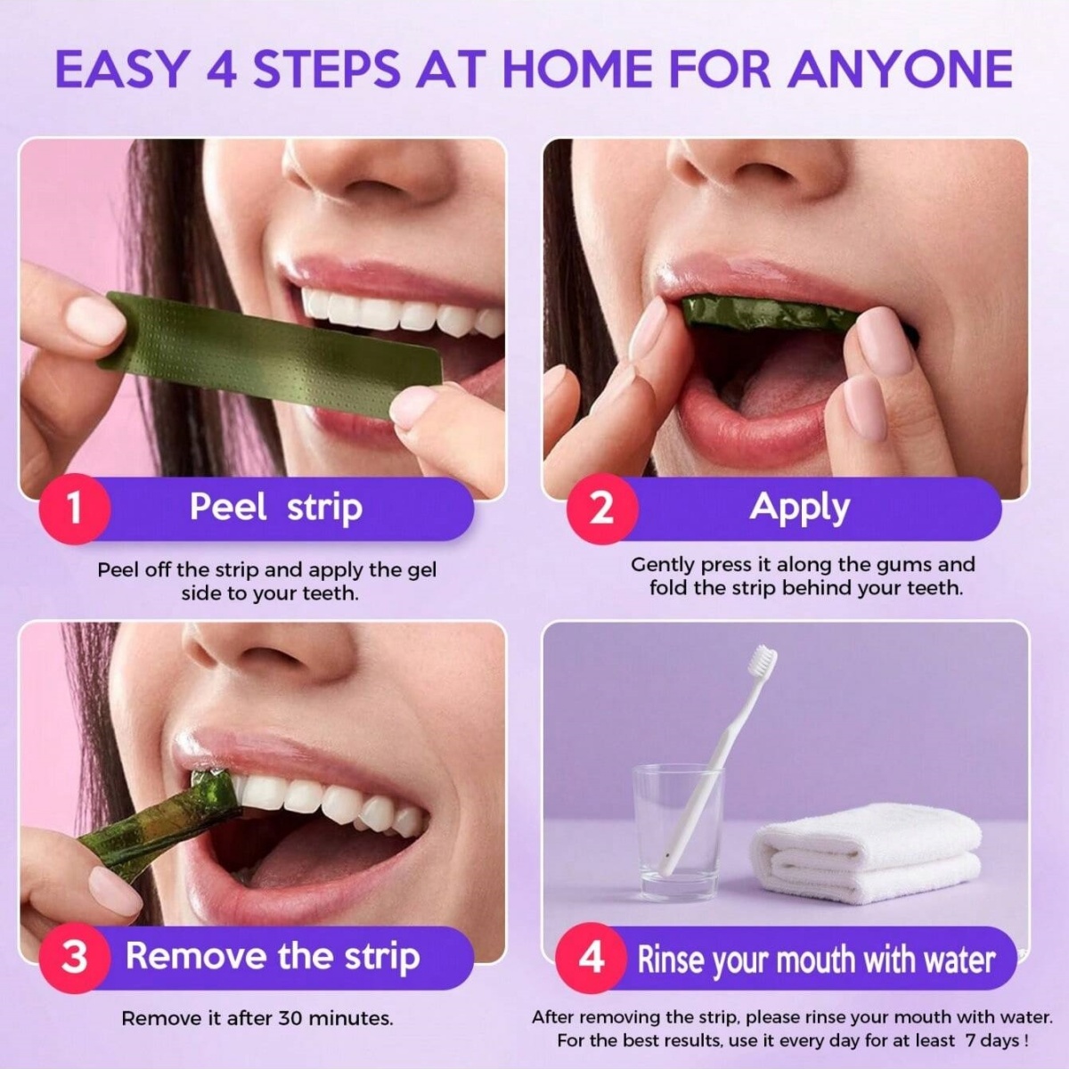 Deluxe Whitening Teeth Sticker - đánh giá và giá Home Fragrance Gel