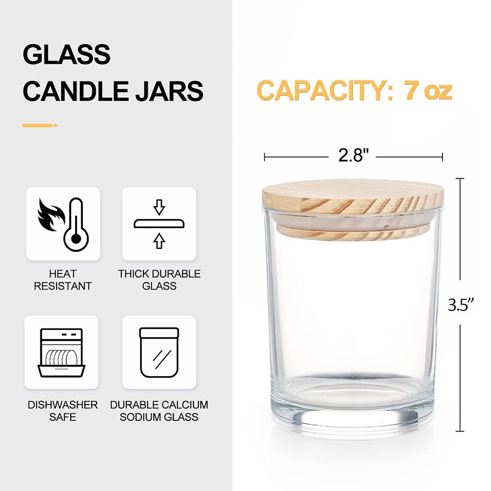 200ml Thick Candle Jars for Ma - đánh giá và giá Amber Jar Candle