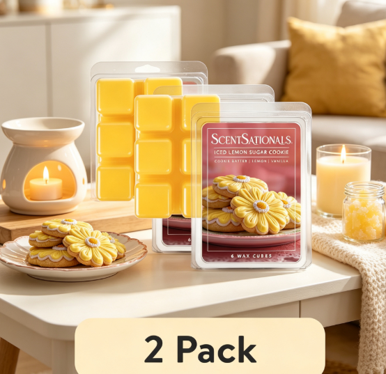 Iced Lemon Sugar Cookie Scente - đánh giá và giá Home Fragrance Wax Melts