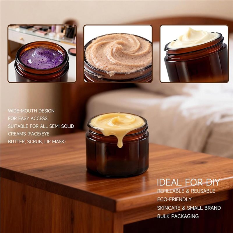 For Homemade Cosmetics, Balms, - đánh giá và giá Amber Jar Candle