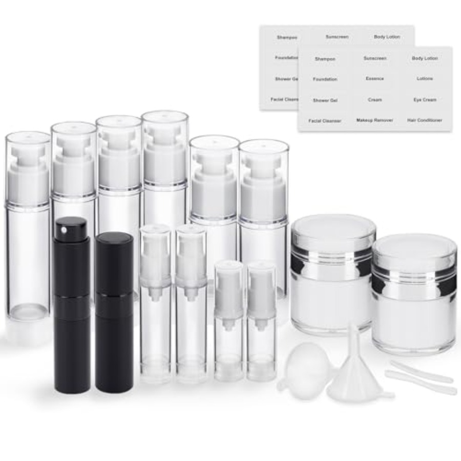 20 Pack Airless Pump Jar and A - đánh giá và giá Perfume Atomizer Travel