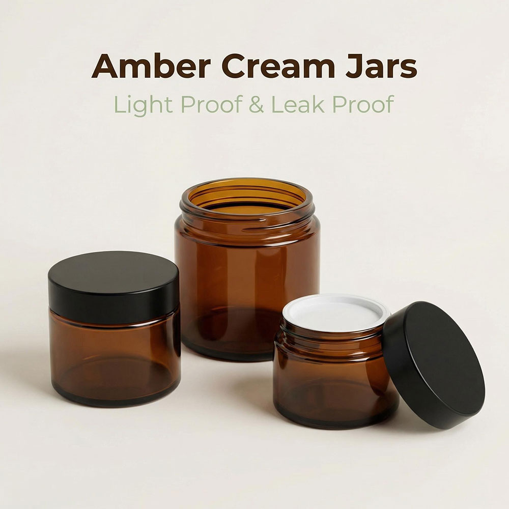 Amber Glass Jar Light Proof Sk - đánh giá và giá Amber Jar Candle