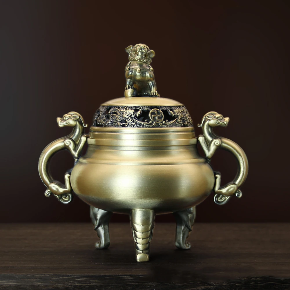 New Copper Elephant Foot Drago - đánh giá và giá Home Fragrance Incense