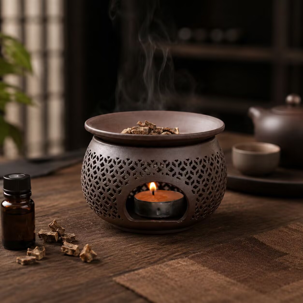 Ceramic Carved Incense Burner  - đánh giá và giá Home Fragrance Incense